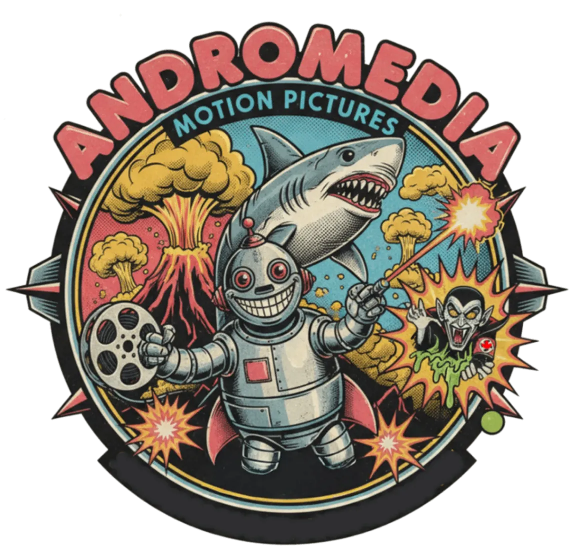 Andromedia Motion Pictures official logo